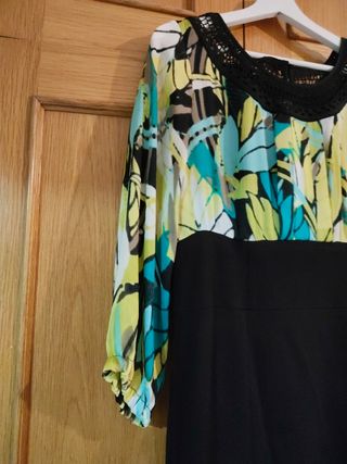 Vestido floral multicolor