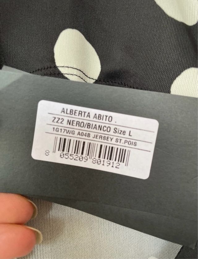 Vestito Pinko a pois - taglia L