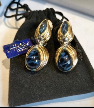 Pendientes Hilary joyas chapado en oro 
