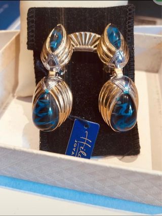 Pendientes Hilary joyas chapado en oro 