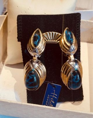 Pendientes Hilary joyas chapado en oro 