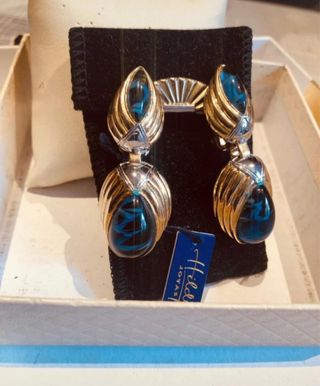 Pendientes Hilary joyas chapado en oro 