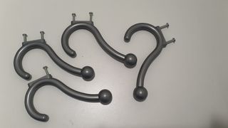 4 perchas para atornillar