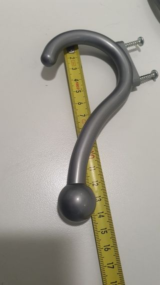 4 perchas para atornillar
