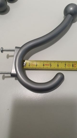 4 perchas para atornillar