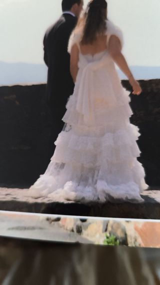 Vestido novia YolanCris blanco