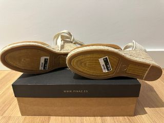 Alpargatas de cuña esparto