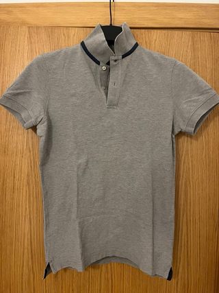 Polo Massimo Dutti gris - Talla S