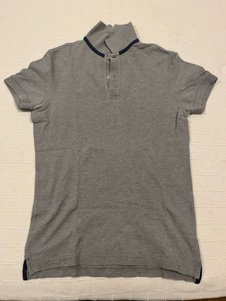 Polo Massimo Dutti gris - Talla S