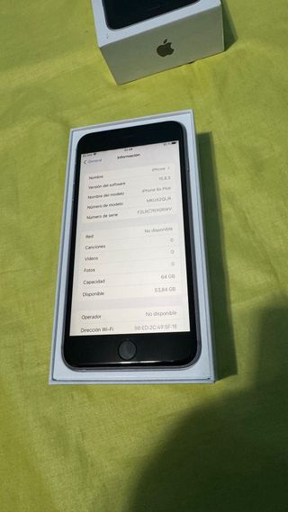 Iphone 6S Plus 64Gb bateria 100/100