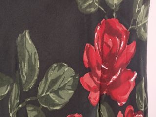 Vestido flores invitada eventos, feria