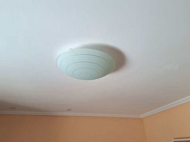 Lampade da soffitto in vetro bianco diametro 36 cm