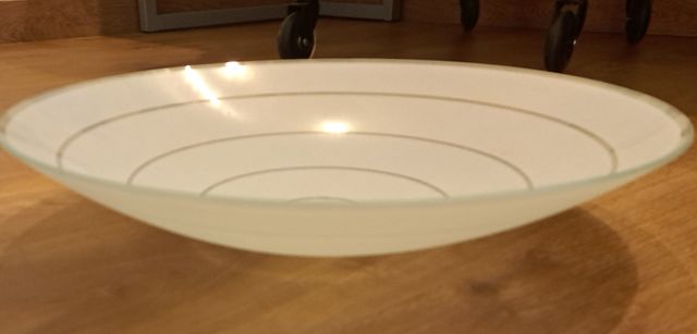 Lampade da soffitto in vetro bianco diametro 36 cm