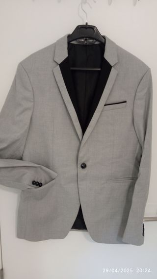 Traje gris hombre - Americana y pantalón