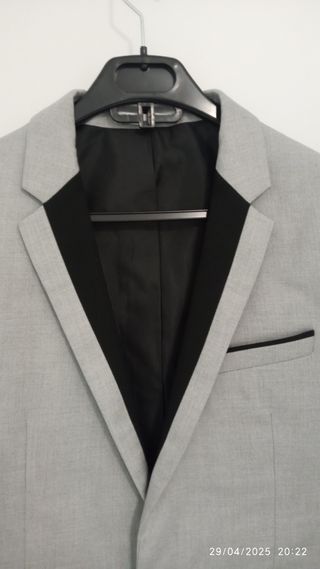 Traje gris hombre - Americana y pantalón