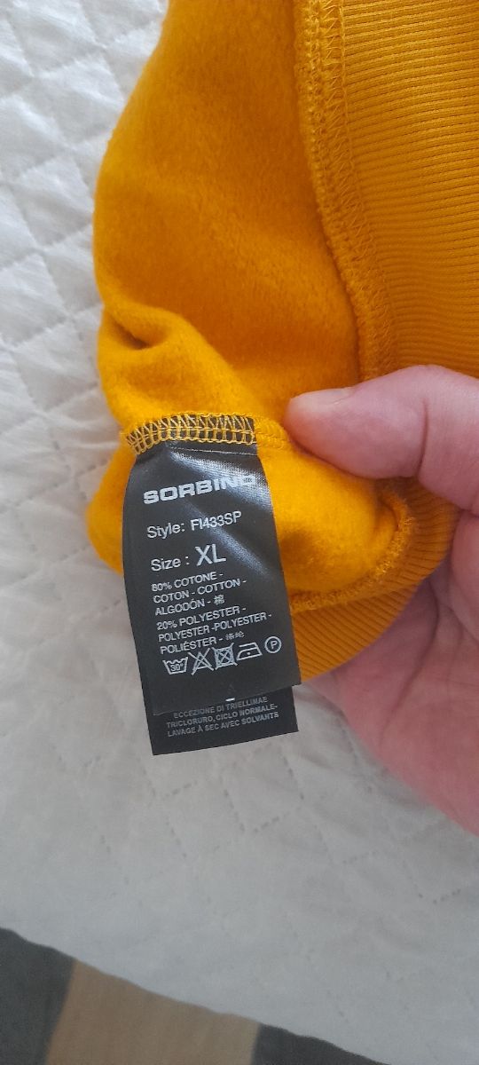 Felpa gialla Sorbino