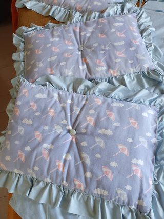 Paracolpi lettino bimbo - teneri ombrelli