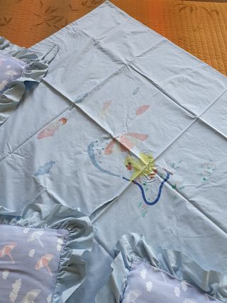 Paracolpi lettino bimbo - teneri ombrelli