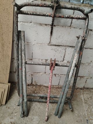 Banco de trabajo con terraja