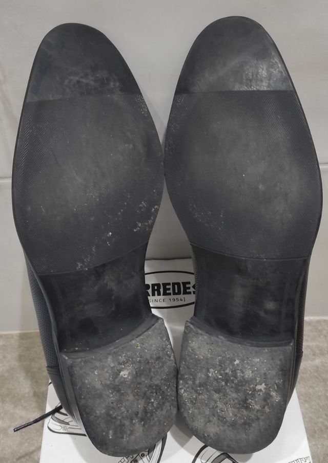 Zapatos negros piel 41