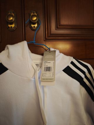 Sudadera Capucha Adidas Squadra 21 Blanco