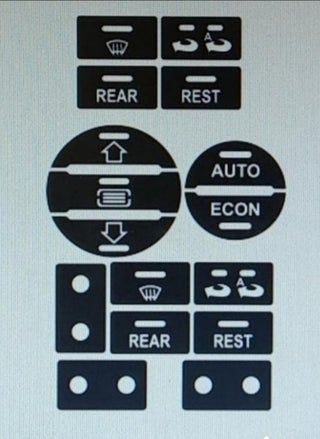 kit reparación botones clima, Volkswagen T5