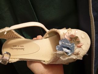 Alpargatas niña Juana Sánchez comunión T32