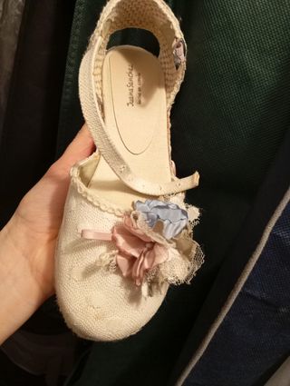 Alpargatas niña Juana Sánchez comunión T32