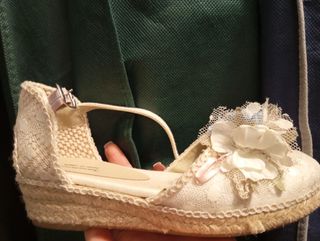 Alpargatas niña Juana Sánchez comunión T32
