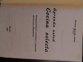 Aprende usted cocina selecta