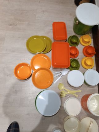 Juego pícnic vintage 70s