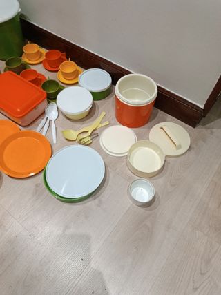 Juego pícnic vintage 70s