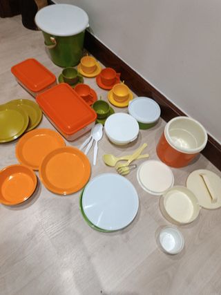 Juego pícnic vintage 70s