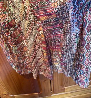 Mono corto estampado de Zara