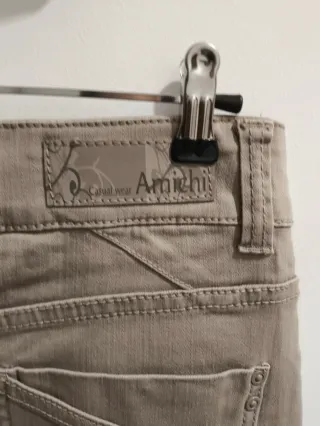 Falda vaquera marrón claro de Amichi