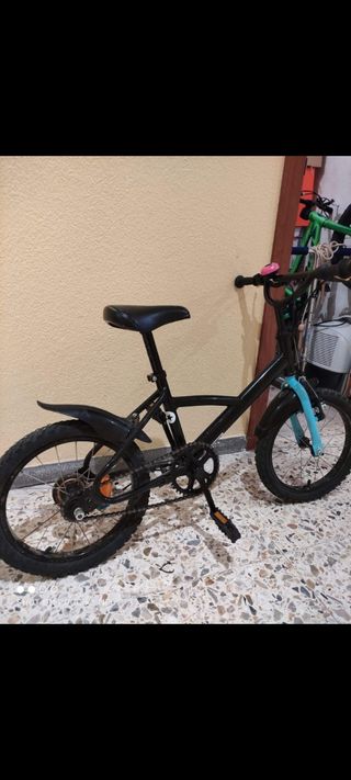 Bicicleta niño 16" negra