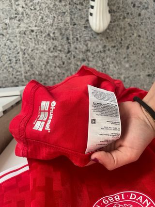 Camiseta Dinamarca Hummel Retro