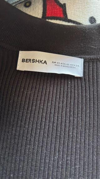 Vestido Bershka Negro Talla XS