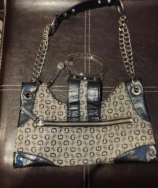 Borsetta Guess beige e nera