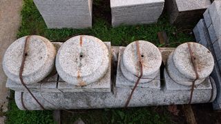 COLUMNAS DE GRANITO GRIS QUINTANA MACIZAS