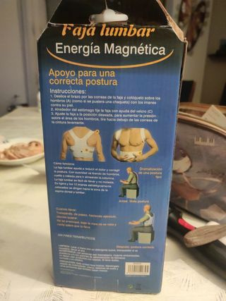 Faja lumbar magnética - Talla L