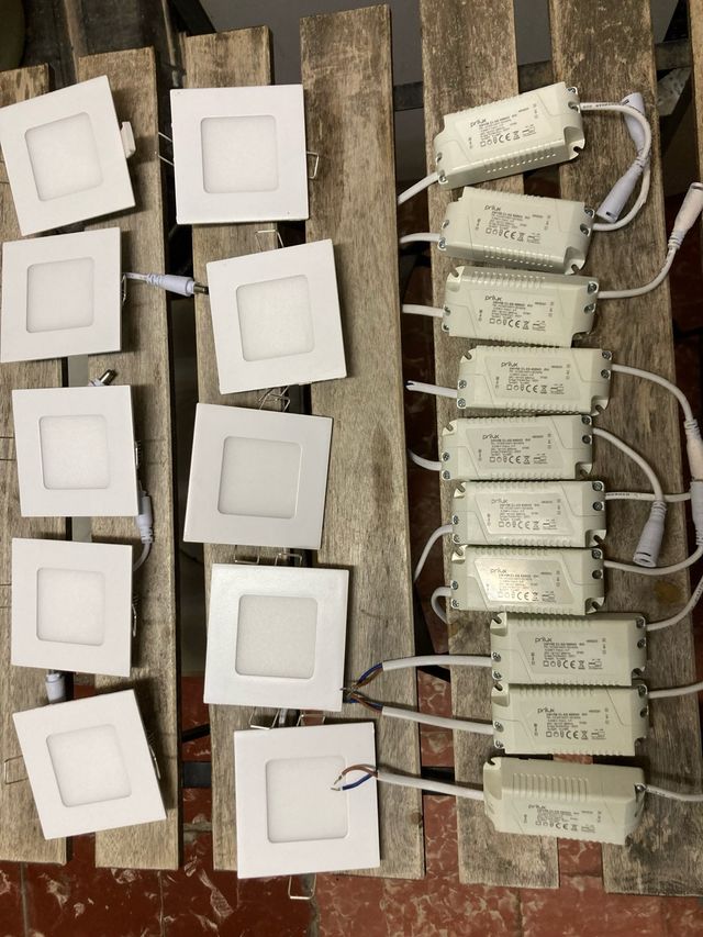 ojos de buey Plafones dicroica LED 6W + Drivers