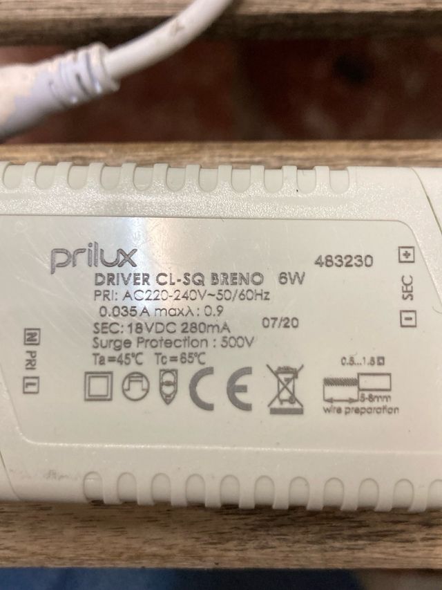 ojos de buey Plafones dicroica LED 6W + Drivers