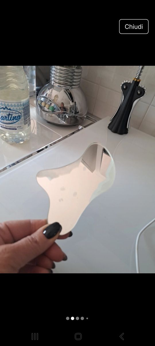 Base nuova specchio  Swarovski  per renna