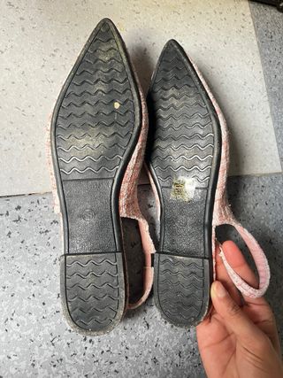 Sandalias rosa - Zapatos de tacón bajo