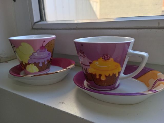 Juego de tazas nuevas