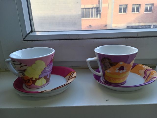 Juego de tazas nuevas