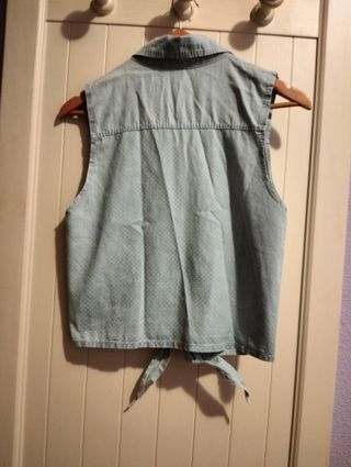 Blusa vaquera lunares