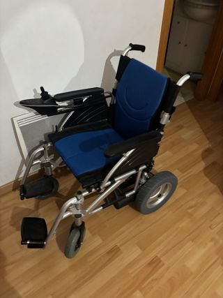 Silla de ruedas electrica plegable