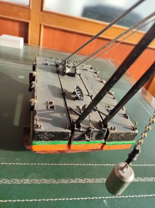 Maqueta barco pontona 2
